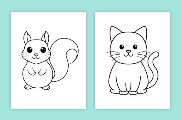Download Kawaii Animal Coloring Pages for Kids - For kids Collection