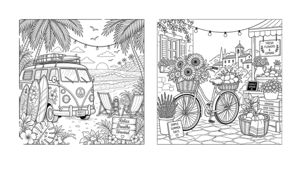 Download Summer Coloring Book for Adults - Summer coloring book Collection