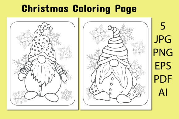 Download Christmas Gnome Coloring Book for Kids - For kids Collection