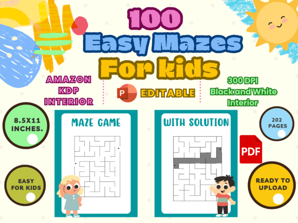 Download 100 Easy Mazes for Kids - For kids Collection