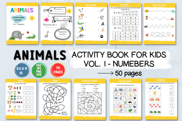 Download Animals Activity Book for Kids - For kids Collection