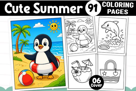 Download Cute Summer Coloring Pages for Kids - For kids Collection