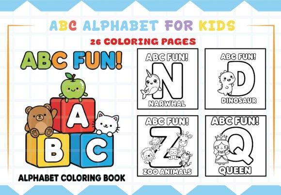 Download ABC Alphabet Coloring Pages for Kids - For kids Collection