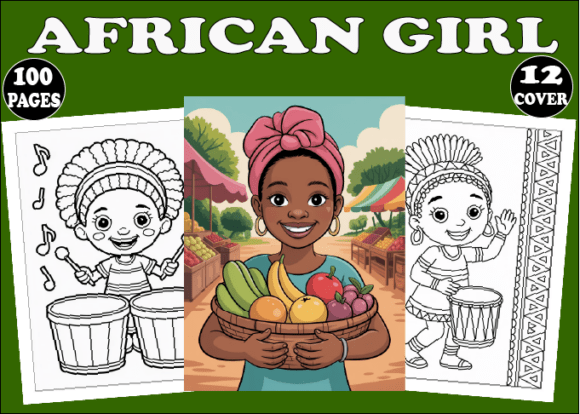 Download African Girl Coloring Pages for Kids - For kids Collection
