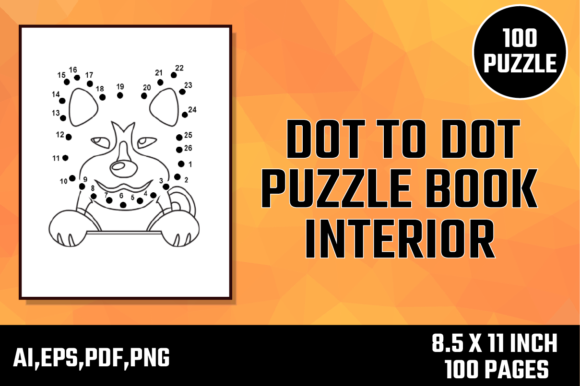 Download 100 Dot to Dot KDP Interior for Kids - For kids Collection