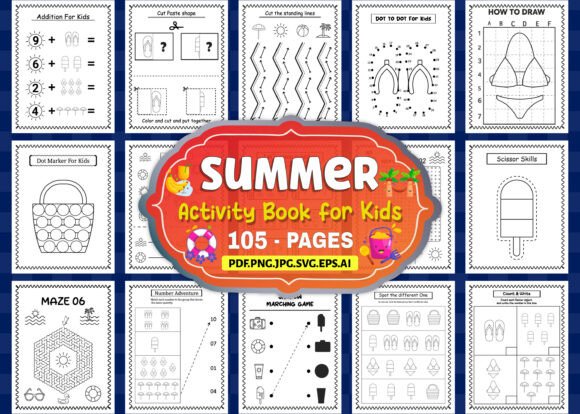 Download SUMMER ACTIVITY BOOK for KIDS - For kids Collection