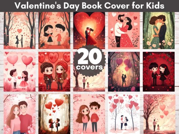 Download 20 Valentine's Day Book Cover for Kids - Premium Resources