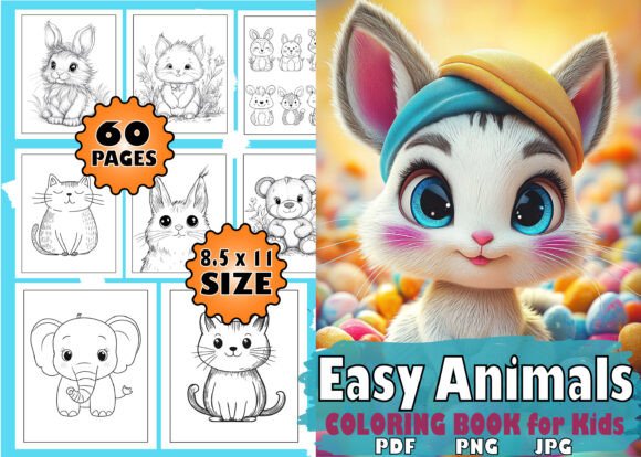 Download Easy Animal Coloring Book for Kids - For kids Collection