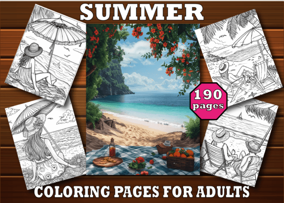 Download Summer Coloring Book for Adults - Summer coloring book Collection