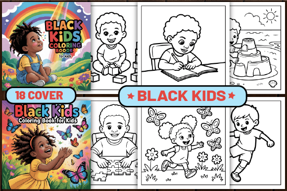 Download 76 Black Kids Coloring Pages for Kids - For kids Collection