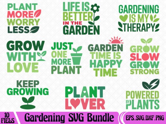 Download Plant Lover Gardening SVG Bundle - Premium Bundle