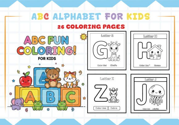 Download ABC Alphabet Coloring Pages for Kids - For kids Collection