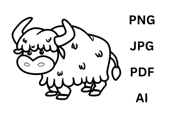 Download Bull Animal Coloring Page for Kids - For kids Collection