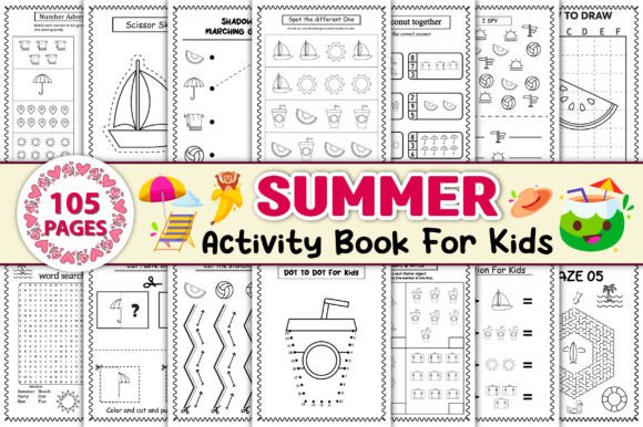 Download Summer Activity Book for Kids - KDP - For kids Collection