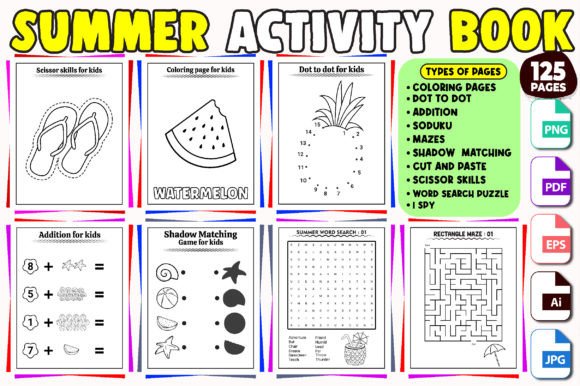 Download Summer Activity Book for Kids - For kids Collection