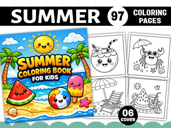 Download SUMMER COLORING PAGES for KIDS - For kids Collection