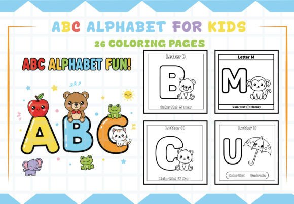 Download ABC Alphabet Coloring Pages for Kids - For kids Collection