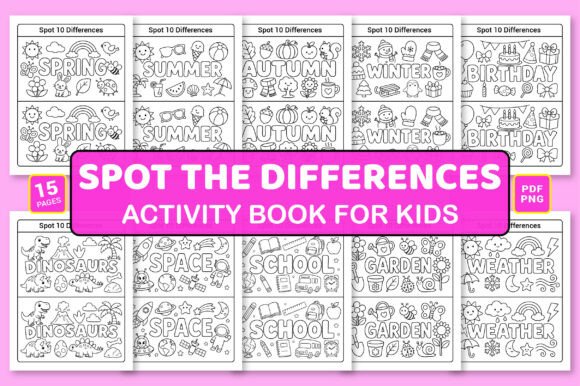 Download Spot the Differences Book for Kids - For kids Collection