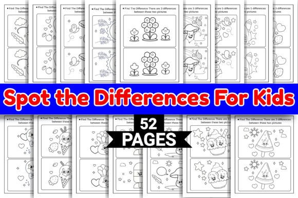 Download Spot the Differences Book for Kids - For kids Collection