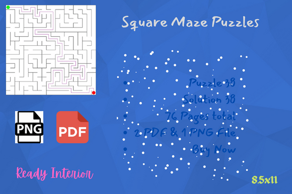 Download Maze Puzzles Activity for Kids Book KDP - For kids Collection