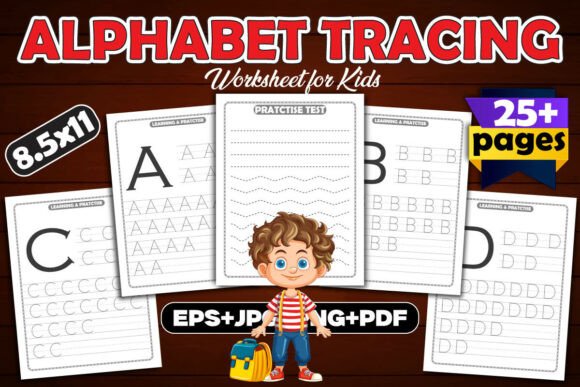 Download Alphabet Tracing Activity Pages for Kids - For kids Collection