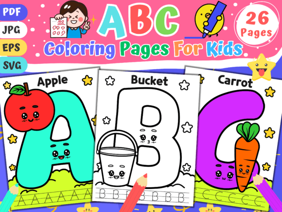 Download ABC Alphabet Coloring Pages for Kids - For kids Collection