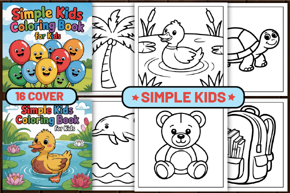 Download 70 Simple Kids Coloring Pages for Kids - For kids Collection