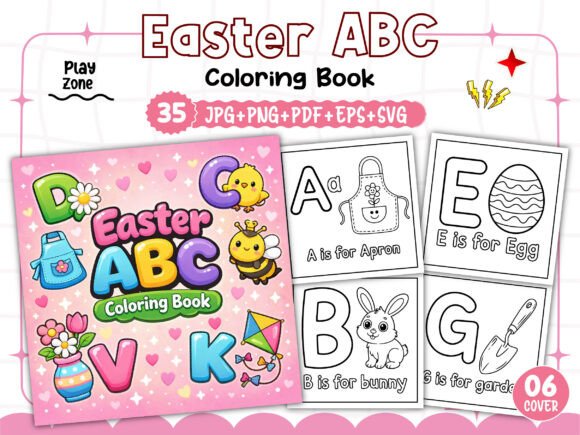 Download Easter ABC Coloring Book for Kids - For kids Collection