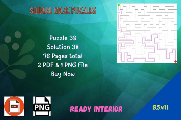 Download Maze Puzzles Activity for Kids Book KDP - For kids Collection