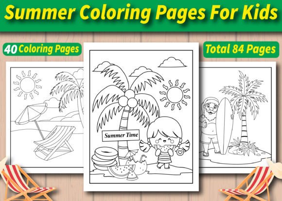 Download Summer Coloring Pages for Kids - For kids Collection
