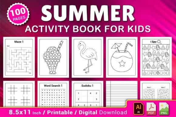 Download Summer Activity Book for Kids - For kids Collection