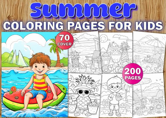 Download Summer Coloring Pages for Kids - For kids Collection