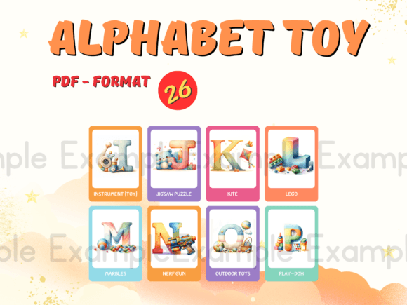Download Alphabet Toy Flashcards for Kids - For kids Collection
