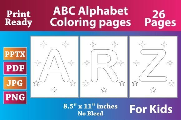 Download ABC Alphabet Coloring Pages, for Kids - For kids Collection